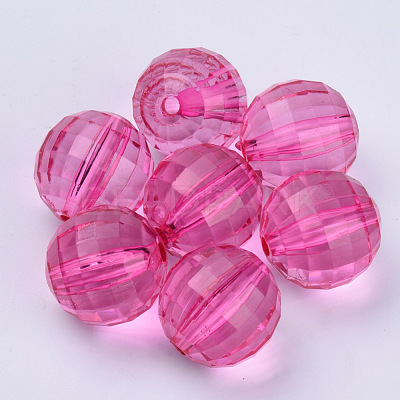 Transparent Acrylic Beads TACR-Q254-22mm-V08-1