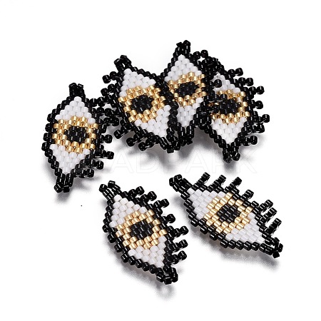 Handmade Japanese Seed Beads Links SEED-L008-036-1