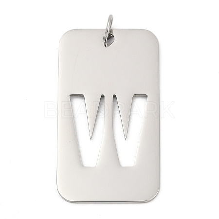 304 Stainless Steel Pendants LS-STAS-M115-01P-W-1