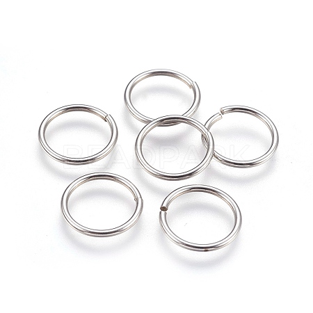 Tarnish Resistant 304 Stainless Steel Saw Cut Open Jump Rings STAS-P212-25P-21-1