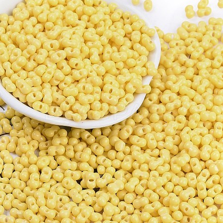 Baking Paint Glass Seed Beads SEED-K010-A26-1