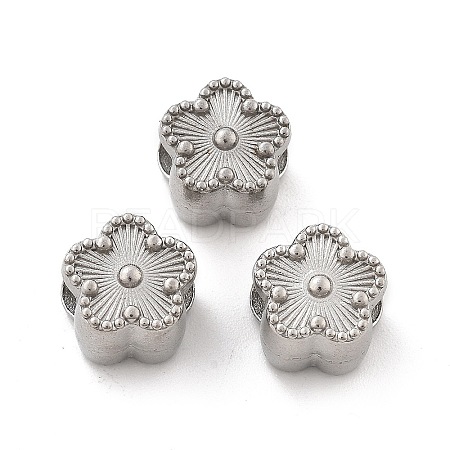 304 Stainless Steel European Beads STAS-M112-03P-06-1