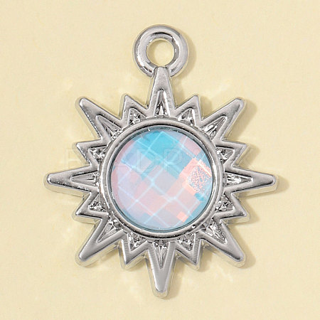 Zinc Alloy with Resin Pendants RE-OY001-13P-01-1