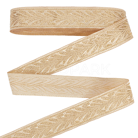 10 Yards Ethnic Style Embroidery Polyester Ribbons OCOR-WH0093-13-1