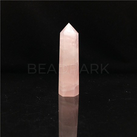 Point Tower Natural Rose Quartz Home Display Decoration PW23030651350-1