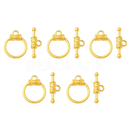 Alloy Toggle Clasps FIND-YW0002-21-1