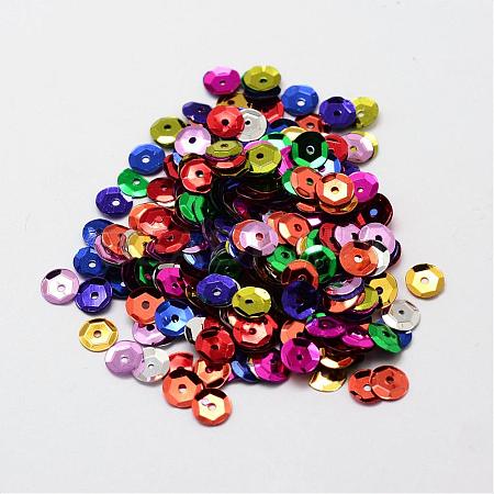 Plastic Paillette Beads PVC-A001-10mm-M-1