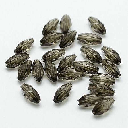 Transparent Acrylic Beads PLRC6x12mm45-1-1