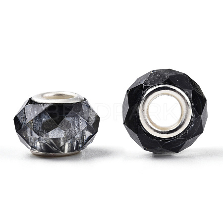 Transparent Resin European Beads RPDL-T003-08A-1