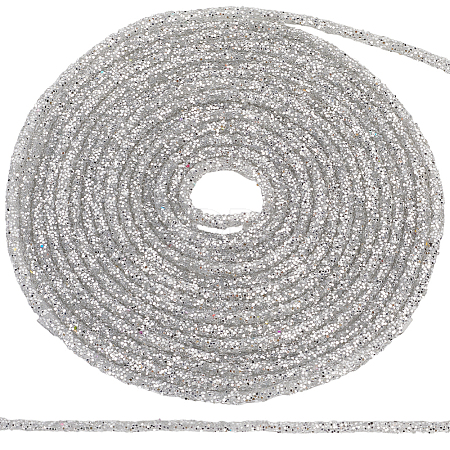 5 Yards Hollow PVC Tubular Synthetic Rubber Cord DIY-WH20002-646-1