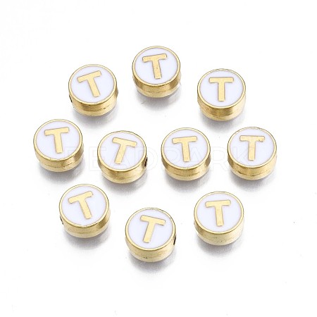 Alloy Enamel Beads X-ENAM-N052-006-01T-RS-1