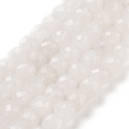 Natural White Jade Beads Strands G-H028-A09-17-1