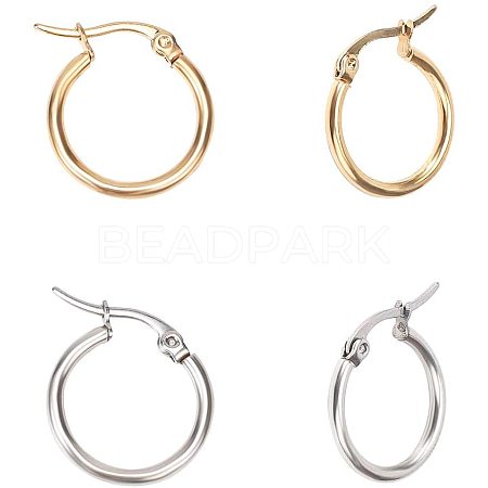 304 Stainless Steel Hoop Earrings STAS-PH0019-03-1