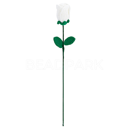 Flower Cotton with Iron Knitted Costume Ornament Accessories DIY-WH0570-09A-1