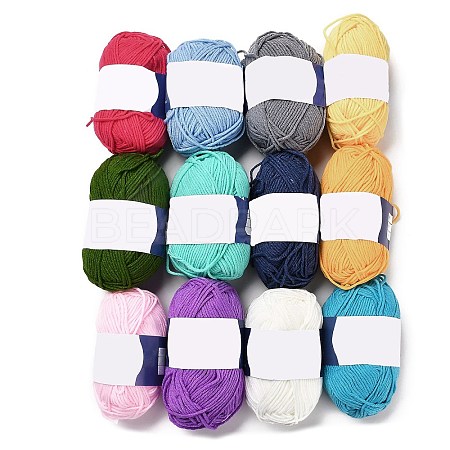 Milk Cotton Knitting Acrylic Fiber Yarn YCOR-NH0001-02-1