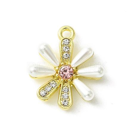 Alloy and Rhinestone Pendant FIND-Z045-01B-G-1