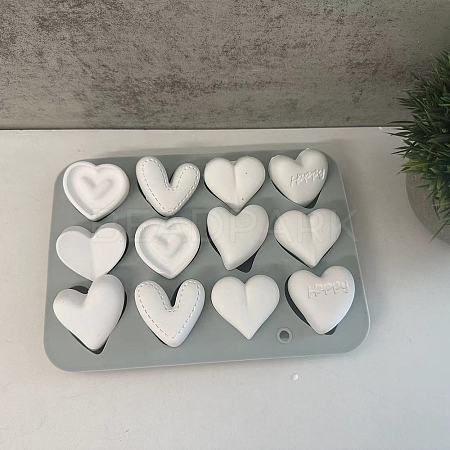 Heart Food Grade Silicone Molds DIY-A051-02C-1