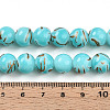 Baking Paint Glass Beads Strands DGLA-N010-10mm-03-4
