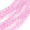Spray Painted Crackle Glass Beads Strands CCG-Q001-6mm-02-2
