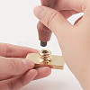 Wax Seal Brass Stamp Head AJEW-WH0215-019-4