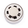 304 Stainless Steel Magnetic Diffuser Locket Aromatherapy Essential Oil Buckle AJEW-M027-12P-4