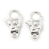 Brass Lobster Claw Clasps KK-R216-18B-S-1