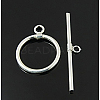 925 Sterling Silver Toggle Clasps STER-A008-38-1