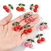 9Pcs 3 Styles Acrylic & Alloy Enamel Pendants ENAM-FS0004-72-3