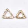 Handmade Reed Cane/Rattan Woven Linking Rings WOVE-T006-017-2