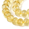 Crackle Transparent Glass Beads Strands GLAA-N074-02B-15-4