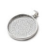 Alloy Pendant Cabochon Settings LS-PALLOY-A13349-P-NR-2