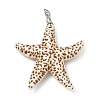 Spray Painted Opaque Acrylic Big Pendants PALLOY-JF05672-02-1