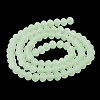 Imitation Jade Solid Color Glass Beads Strands EGLA-A034-J2mm-MD01-4