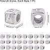 26Pcs 26 Styles 316 Surgical Stainless Steel European Beads STAS-UN0020-78P-4