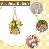 Wooden Plant Rack AJEW-WH20816-032B-5
