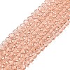 Glass Beads Strands EGLA-A044-T2mm-D21-1