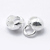 925 Sterling Silver Bead Tips Knot Covers STER-G027-25S-3