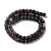 Handmade Lampwork Chevron Beads Strands LAMP-K041-01A-01-3