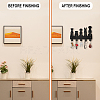 Wood & Iron Wall Mounted Hangers HJEW-WH0055-037-5
