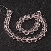Faceted Glass Round Beads Strands X-GF10mmC29Y-3