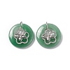 Natural Green Aventurine Pendants G-P484-01P-25-3
