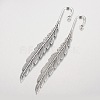 Tibetan Style Alloy Bookmark Findings PALLOY-K110-19AS-RS-1