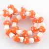 Mushroom Handmade Lampwork Beads Strands LAMP-R116-15-1