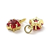 Eco-friendly Brass Micro Pave Cubic Zirconia Pendants LS-KK-D080-44G-05-2