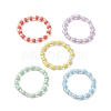 Glass Seed Beads Stretch Rings for Women RJEW-JR00690-1