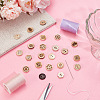 200Pcs 10 Styles Coconut Shell Buttons BUTT-HY0001-21-4