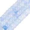 Ombre Effect Dyed Glass Beads Strands GLAA-Q106-05A-A15-1