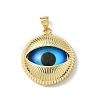 Brass Resin Pendants KK-H079-02A-G02-1