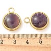 Ion Plating(IP) 304 Stainless Steel with Amethyst Pendants STAS-Q345-11G-02-3