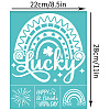 Self-Adhesive Silk Screen Printing Stencil DIY-WH0338-209-2